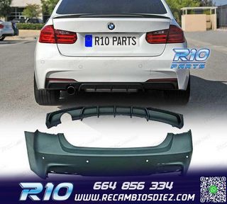 PARAGOLPES TRASERO BMW F30 LOOK M PERFORMANCE PDC