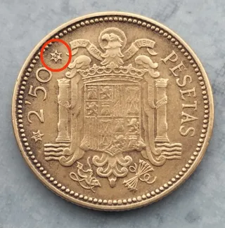 Monedas antiguas de Fco. Franco 1953