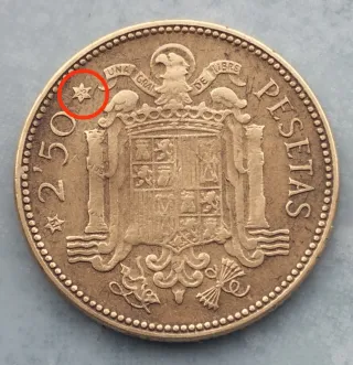 Monedas antiguas de Fco. Franco 1953