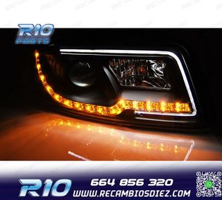 FAROS AUDI A4 00-04 LED TUBE LIGHTS NEGROS