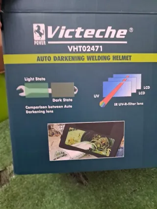 Casco saldatore auto oscurante Victeche