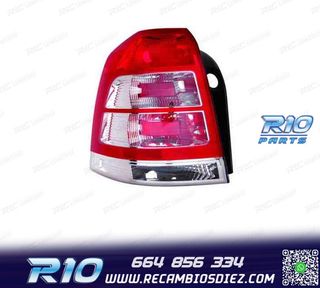 PILOTO IZQ OPEL ZAFIRA 08- ROJO CROMO