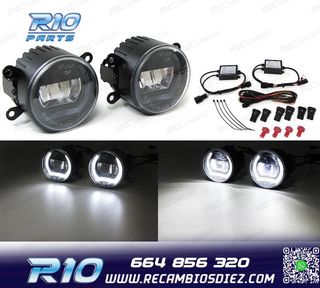 FAROS ANTINIEBLA LUZ DIURNA UNIVERSAL NEGRO