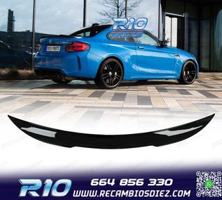 ALERON SPOILER BMW F22 LOOK M4 NEGRO BRILLO