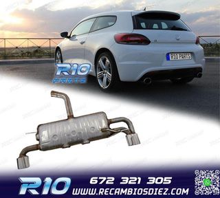 SILENCIOSO ESCAPE VOLKSWAGEN VW SCIROCCO 08- LOOK R