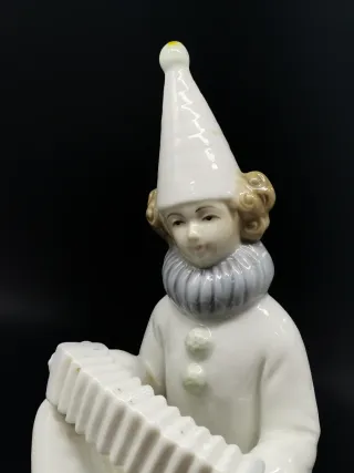 Payaso caja de músical de por con acordeón