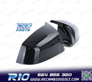 CARCASAS ESPEJO BMW E60 E61 07-10 LOOK M NEGRO BRILLO
