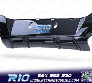 DIFUSOR BMW F20 F21 11-15 LOOK M PERFORMANCE NEGRO BRILLO O-