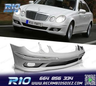 PARAGOLPES DELANTERO MERCEDES W211 02-06 PDC LOOK AMG + NIEB
