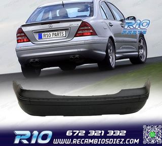 PARAGOLPES TRASERO MERCEDES CLASE C W203 SEDAN 01-07 LOOK