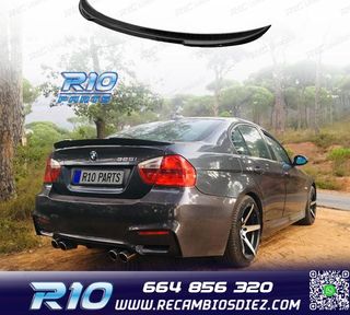 ALERON SPOILER BMW E90 LOOK M4 PSM NEGRO BRILLO