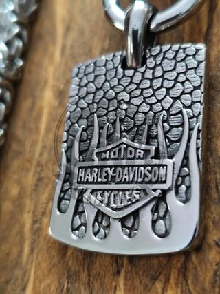 Catena Portafoglio Harley Davidson BS targhetta