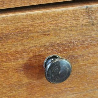 Comodino Mogano Legno 1 Cassetto Vano Aperto 40 cm