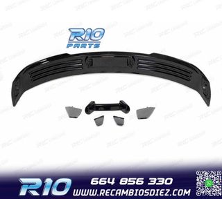ALERON SPOILER FORD MUSTANG 15-23 LOOK GT500 NEGRO BRILLO