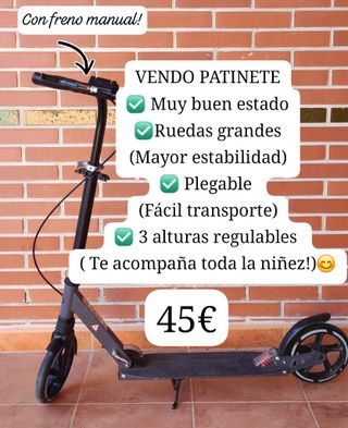 Patinete niñ@s mayores