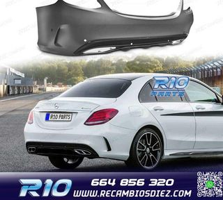 PARAGOLPES TRASERO MERCEDES CLASE C W205 14- LOOK AMG PDC