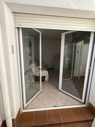 Balconera prácticable de aluminio