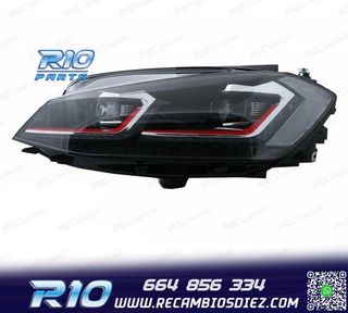 FAROS VOLKSWAGEN VW GOLF 7.5 17-19 FULL LED DINAMICOS LOOK G