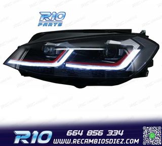 FAROS VOLKSWAGEN VW GOLF 7.5 17-19 FULL LED DINAMICOS LOOK G