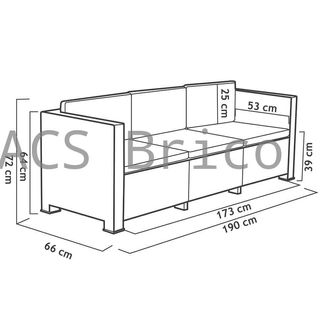 Muebles Jardín Manhattan Grafito