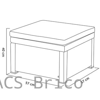 Muebles Jardín Manhattan Grafito