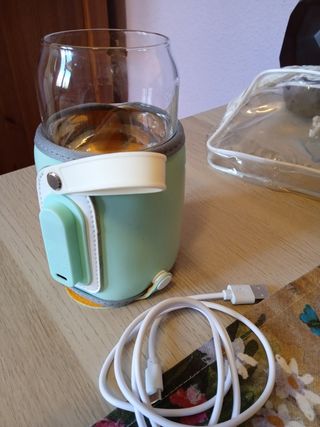 Calientabiberones USB azul