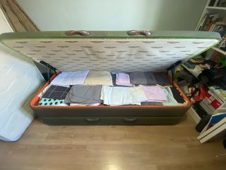 Cama nido con gran arcón de almacenaje , canape