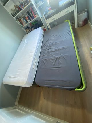 Cama nido con gran arcón de almacenaje , canape