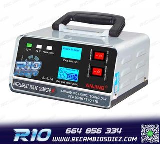 CARGADOR DE BATERIA 12v 24v COCHE MOTO BARCO