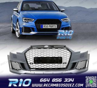 PARAGOLPES DELANTERO AUDI A3 SPORTBACK 16-20 LOOK RS3 PDC