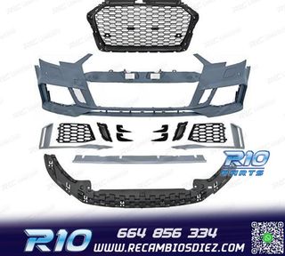 PARAGOLPES DELANTERO AUDI A3 SPORTBACK 16-20 LOOK RS3 PDC