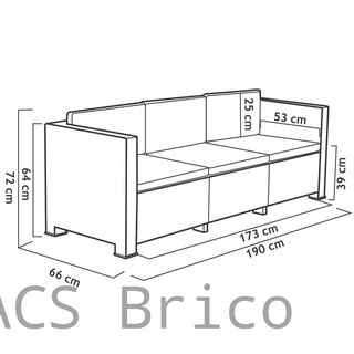 Muebles Jardín Manhattan Grafito