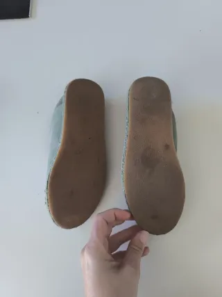 Zapatillas verdes talla 34