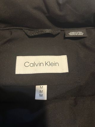 Plumífero Calvin Klein Negro Hombre Talla M