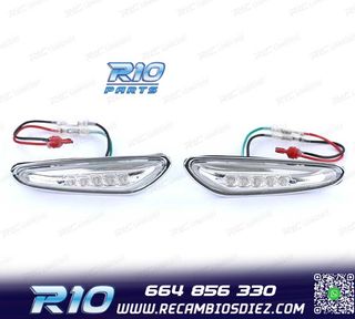 INTERMITENTES BMW E46 01-05 LATERALES LED CROMADO