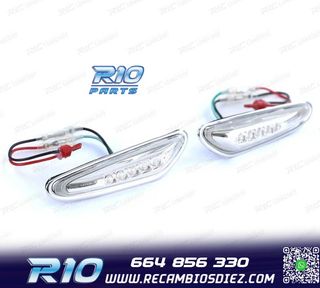 INTERMITENTES BMW E46 01-05 LATERALES LED CROMADO