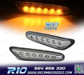 INTERMITENTES BMW E46 01-05 LATERALES LED CROMADO