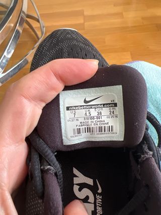 Zapatillas running Nike negras unisex