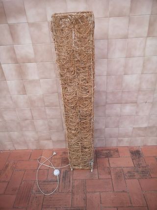 Lámpara de pie de mimbre 135cm