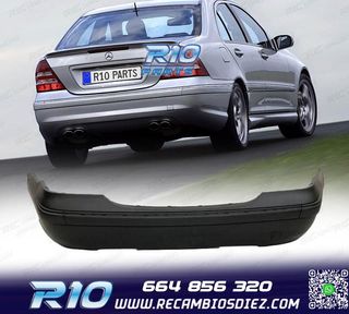 PARAGOLPES TRASERO MERCEDES CLASE C W203 SEDAN 01-07 LOOK