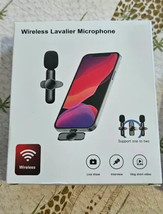 Micrófono Lavalier Inalámbrico con Accesorios