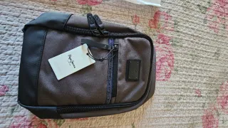 Bolso Pepe Jeans Hombre Negro Gris