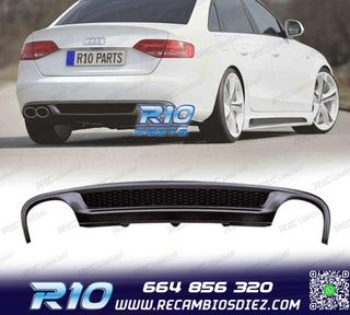 DIFUSOR AUDI A4 B8 09-11 LOOK S LINE