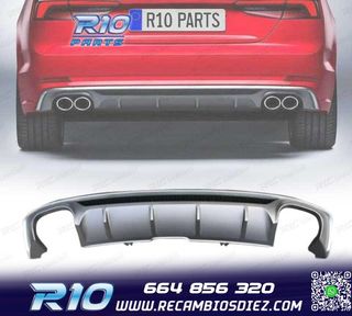 DIFUSOR AUDI A5 S LINE 17-20 LOOK S5