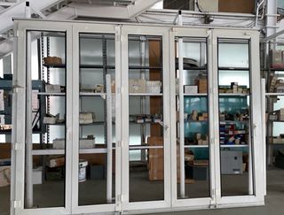 Puerta Plegable PVC 310x239 SIN CRISTALES