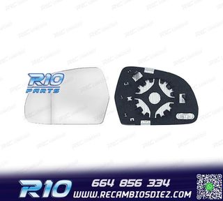 CRISTAL ESPEJO BASE IZQUIERDO AUDI A3 08-10