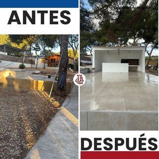 REFORMA DE TERRAZAS, PATIOS, PISCINAS Y PAELLEROS