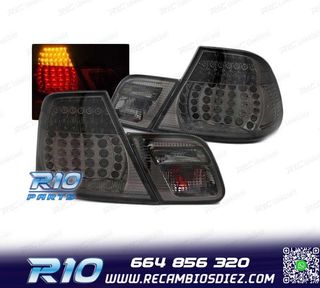 PILOTOS BMW E46 COUPE 99-03 LED DINAMICO AHUMADOS CON INTERM
