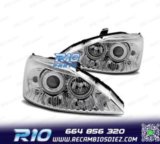 FAROS OJOS ANGEL FORD FOCUS 01-04 OJOS ANGEL CROMADOS