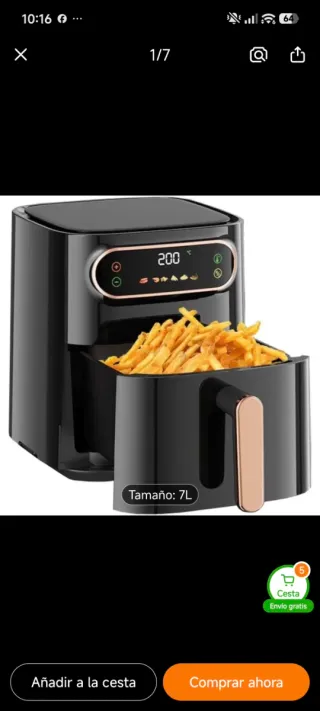 Freidora de aire 7L
